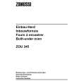 ZANUSSI ZOU345X Manual de Usuario