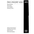 AEG FAV4050-W Manual de Usuario