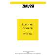 ZANUSSI ZCE700X Manual de Usuario