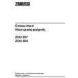 ZANUSSI ZOU657W Manual de Usuario