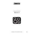 ZANUSSI ZK641X 52B Manual de Usuario