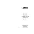 ZANUSSI ZI1202F Manual de Usuario
