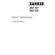 ZANKER ZKF232 Manual de Usuario
