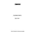 ZANUSSI ZCG5161 Manual de Usuario