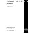AEG MC DUO 21 C- W/B Manual de Usuario