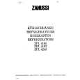 ZANUSSI ZPL4163 Manual de Usuario
