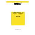 ZANUSSI ZDT100 Manual de Usuario
