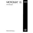 AEG MC15-W/EURO Manual de Usuario