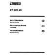 ZANUSSI ZT825JX Manual de Usuario