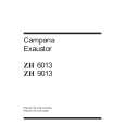 ZANUSSI ZH6013X/E Manual de Usuario