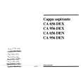 REX-ELECTROLUX CA956DEN Manual de Usuario