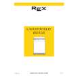 REX-ELECTROLUX RS3TGX Manual de Usuario