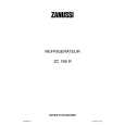 ZANUSSI ZC 199 R Manual de Usuario