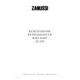 ZANUSSI ZI1243 Manual de Usuario
