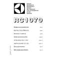 ELECTROLUX RC1070-2 Manual de Usuario