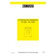 ZANUSSI FE802 Manual de Usuario