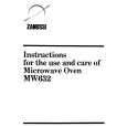 ZANUSSI MW632 Manual de Usuario