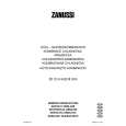 ZANUSSI ZD22/6B Manual de Usuario