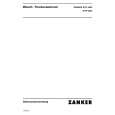 ZANKER WTF4250 Manual de Usuario