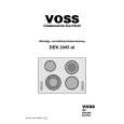 VOSS-ELECTROLUX DEK2445-AL Manual de Usuario