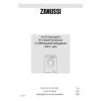 ZANUSSI ZWF1438 Manual de Usuario