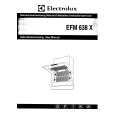 ELECTROLUX EFM638X-CH Manual de Usuario