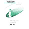 ROSENLEW RW703 Manual de Usuario