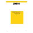 ZANUSSI DWS4825 Manual de Usuario