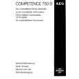 AEG COMP750B Manual de Usuario