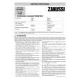ZANUSSI TA1050 Manual de Usuario