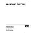 AEG EMLV 650 Manual de Usuario