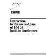 ZANUSSI FM55 Manual de Usuario