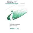 ROSENLEW RW611TE Manual de Usuario