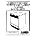 ZANUSSI DW65TCR Manual de Usuario