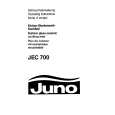 JUNO-ELECTROLUX JEC700S Manual de Usuario