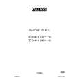 ZANUSSI ZC 1941 B Manual de Usuario