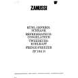 ZANUSSI ZF19/4D Manual de Usuario