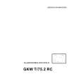 THERMA GKWT75.2RC Manual de Usuario