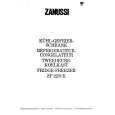 ZANUSSI ZF22/9K Manual de Usuario