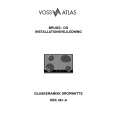 VOSS-ELECTROLUX DEK481-0 Manual de Usuario