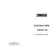 ZANUSSI ZOB881 Manual de Usuario