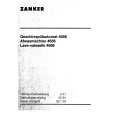ZANKER GSA 4656 D Manual de Usuario