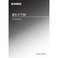 YAMAHA RX-V750 Manual de Usuario