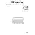 ELECTROLUX EFG535G Manual de Usuario