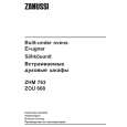 ZANUSSI ZOU668X Manual de Usuario