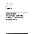 ZANUSSI FB513 Manual de Usuario