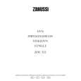 ZANUSSI ZOU333W Manual de Usuario