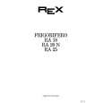 REX-ELECTROLUX RA20N Manual de Usuario