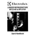 ELECTROLUX RP1370D Manual de Usuario