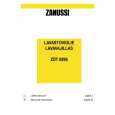 ZANUSSI ZDT6896 Manual de Usuario